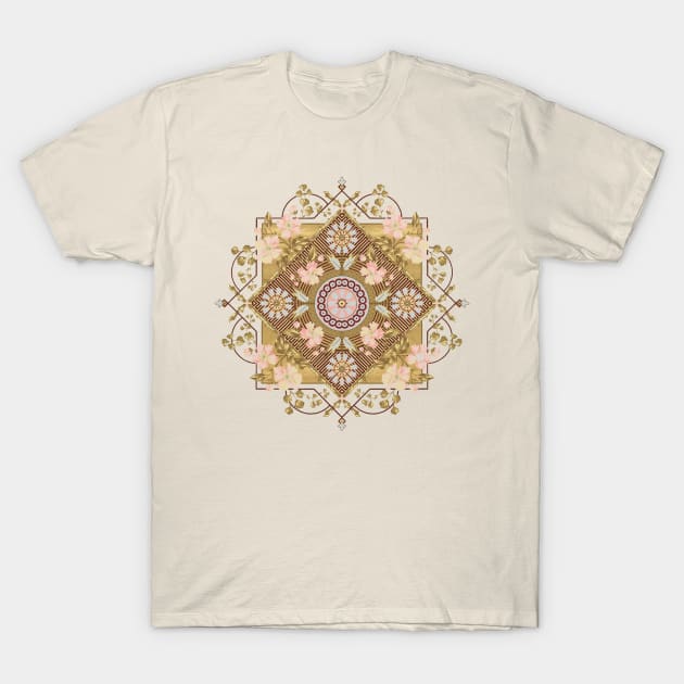 Floral medallion T-Shirt by UndiscoveredWonders